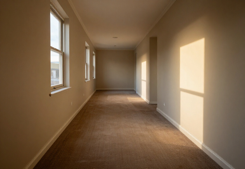 Clean, treated wall in a Shanes Park home after mould prevention